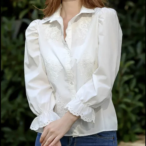 Zara White Button Down - Picture 2 of 7